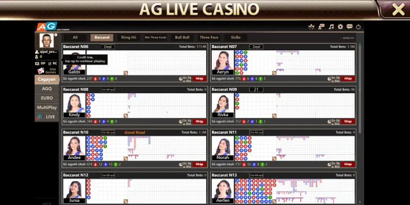 Hướng dẫn chơi tại sảnh AG Casino Kubet cực kỳ dễ dàng