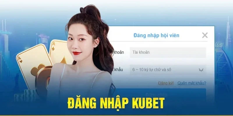 Đầu tiên bạn phải tiến hành đăng nhập để đổi mật khẩu Kubet